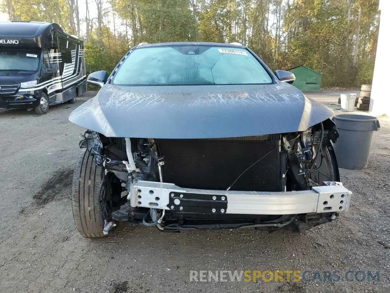 5 Photograph of a damaged car 2T2JZMDA6NC326480 LEXUS RX350 2022