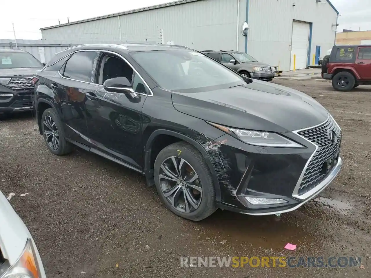 4 Photograph of a damaged car 2T2JZMDA7NC320770 LEXUS RX350 2022