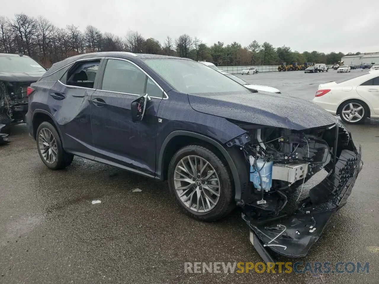 4 Photograph of a damaged car 2T2SZMDA2NC329753 LEXUS RX350 2022
