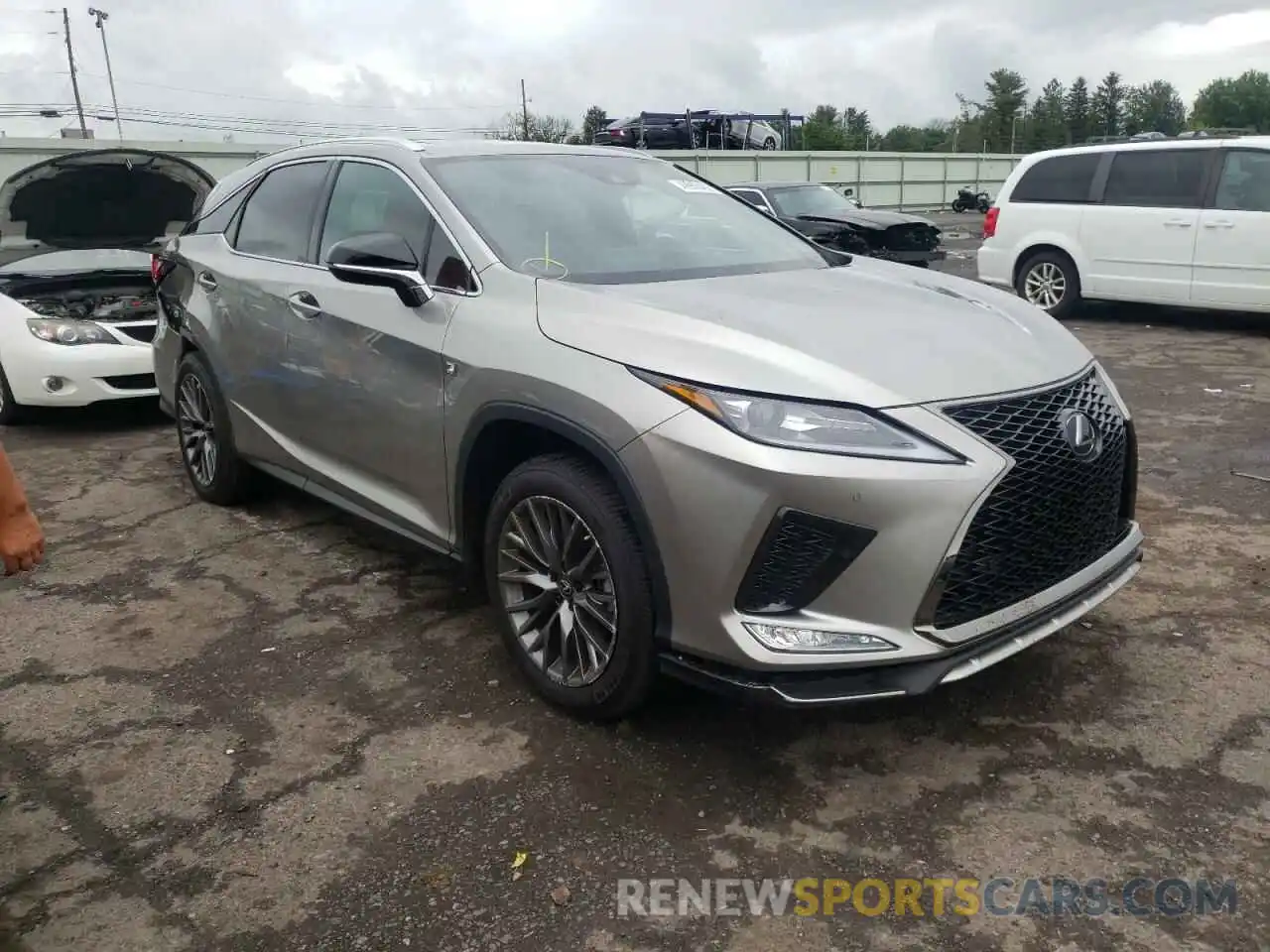 1 Photograph of a damaged car 2T2SZMDA5NC325163 LEXUS RX350 2022