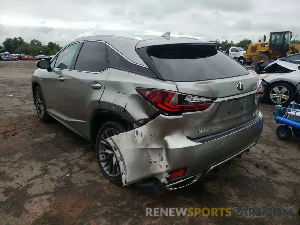 3 Photograph of a damaged car 2T2SZMDA5NC325163 LEXUS RX350 2022