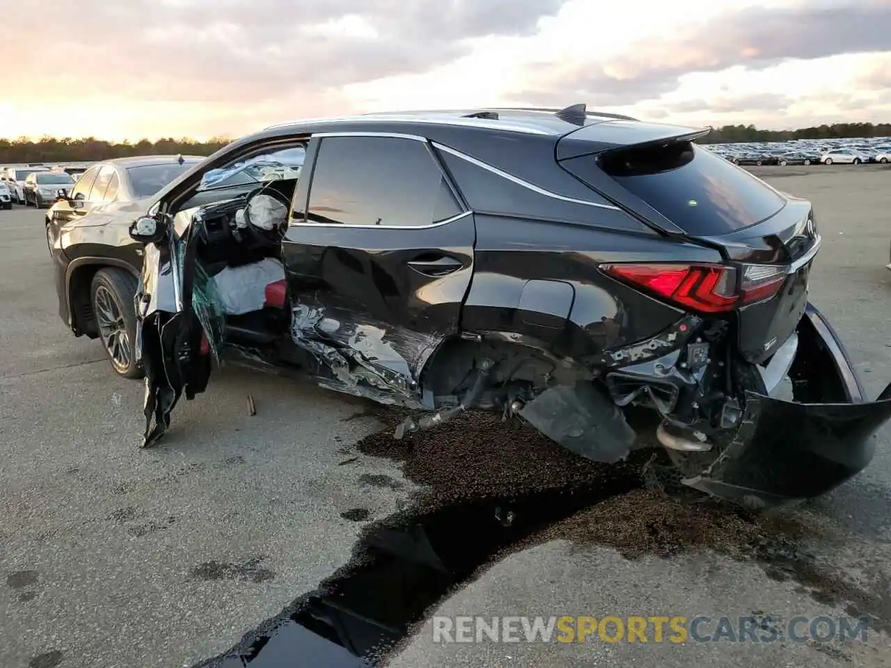 2 Photograph of a damaged car 2T2SZMDA8NC313296 LEXUS RX350 2022