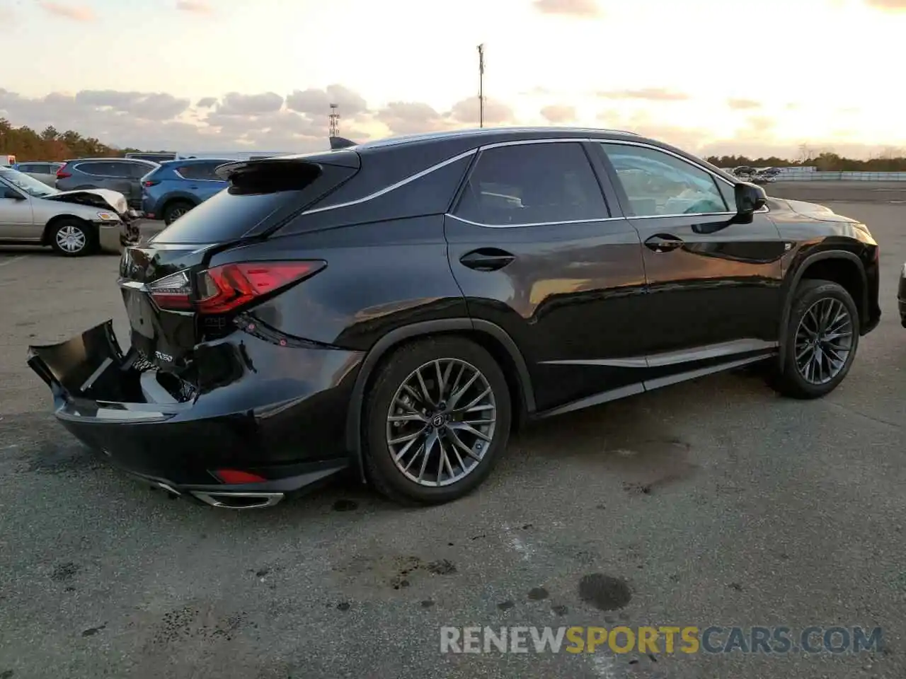 3 Photograph of a damaged car 2T2SZMDA8NC313296 LEXUS RX350 2022