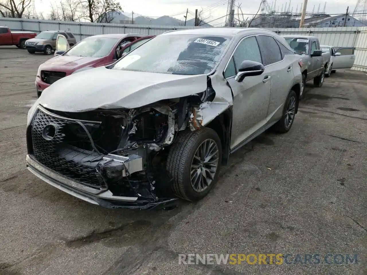 1 Photograph of a damaged car 2T2SZMDA8NC338120 LEXUS RX350 2022