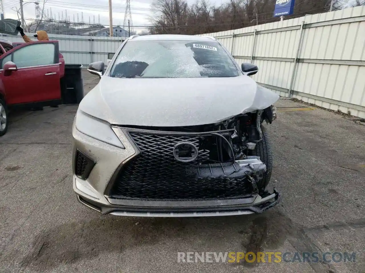 5 Photograph of a damaged car 2T2SZMDA8NC338120 LEXUS RX350 2022