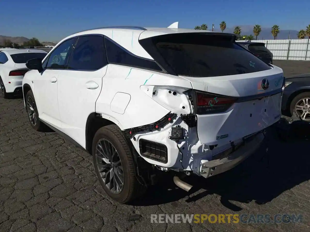 3 Photograph of a damaged car 2T2YZMDA1NC310623 LEXUS RX350 2022