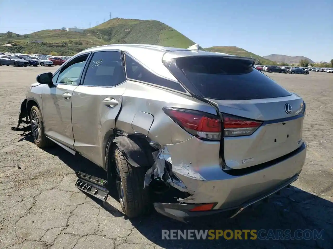 3 Photograph of a damaged car 2T2YZMDA1NC320004 LEXUS RX350 2022