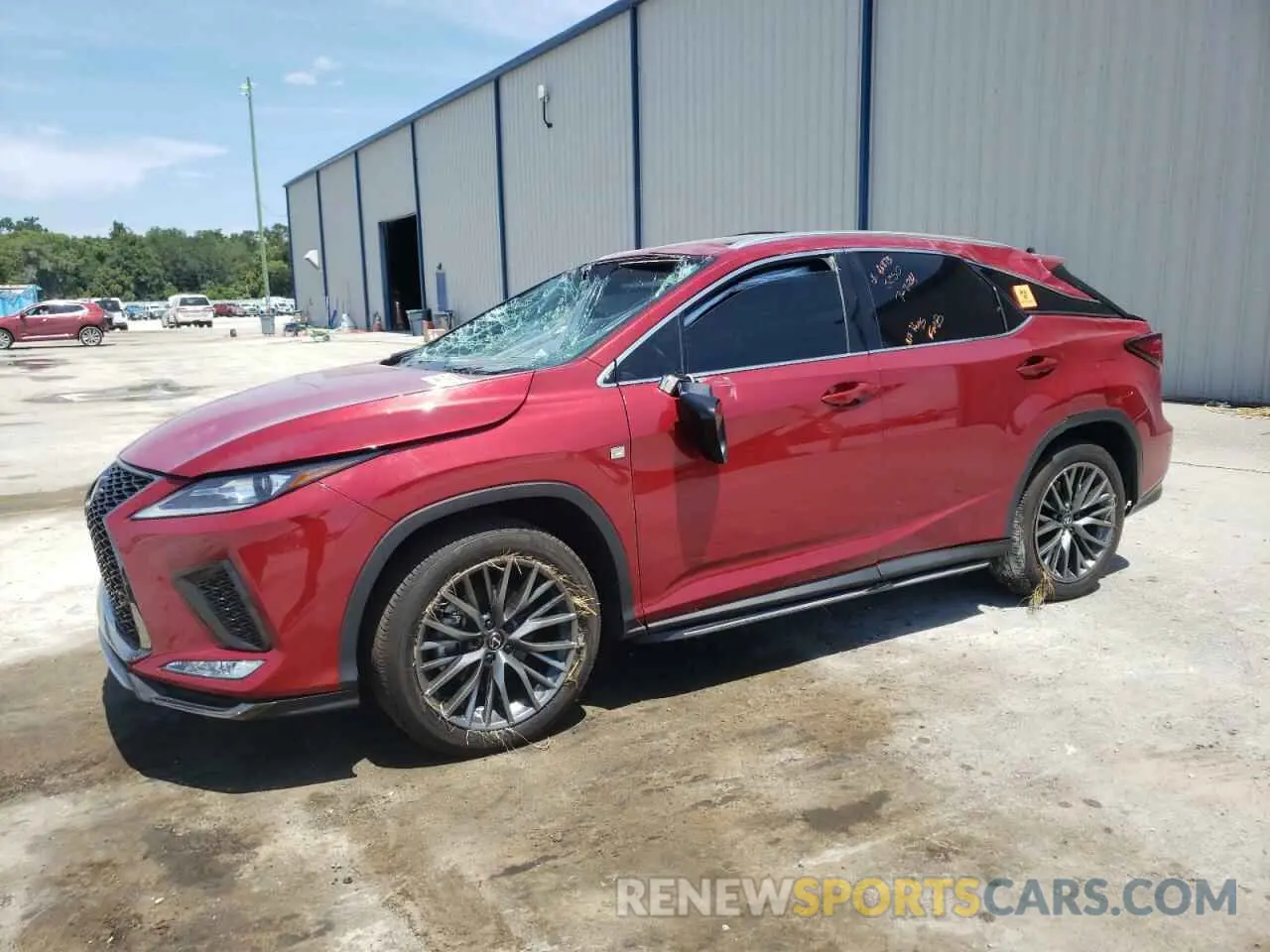 1 Photograph of a damaged car 2T2YZMDA2NC318309 LEXUS RX350 2022