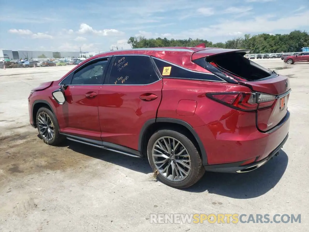 2 Photograph of a damaged car 2T2YZMDA2NC318309 LEXUS RX350 2022
