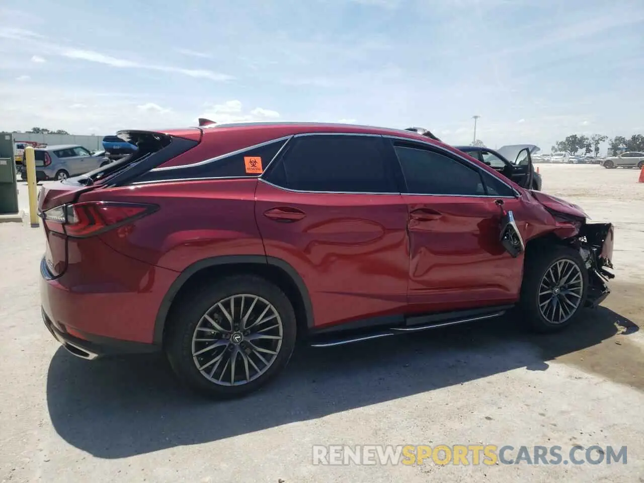 3 Photograph of a damaged car 2T2YZMDA2NC318309 LEXUS RX350 2022