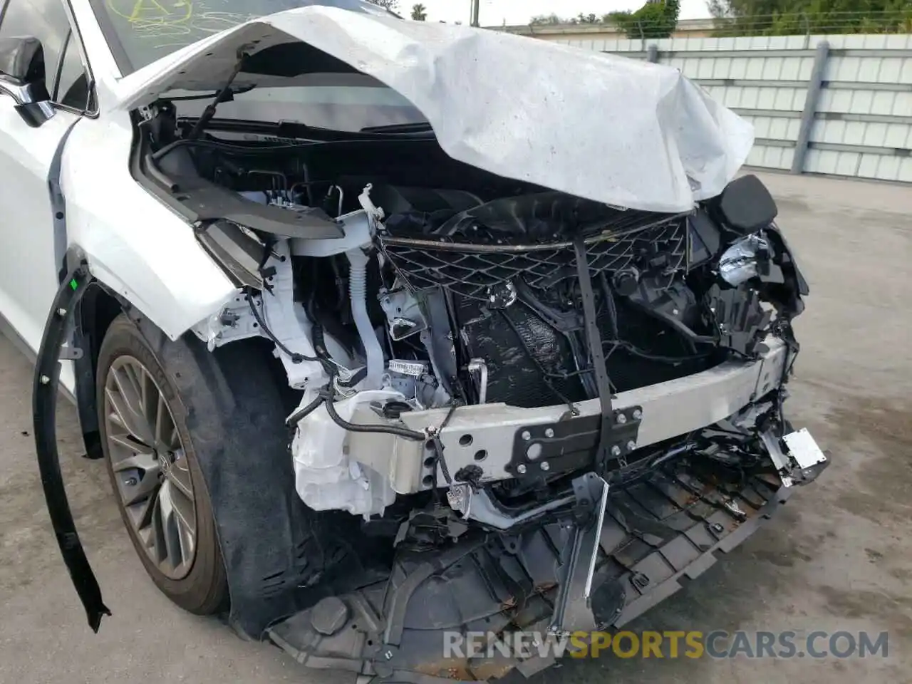 9 Photograph of a damaged car 2T2YZMDA7NC313509 LEXUS RX350 2022