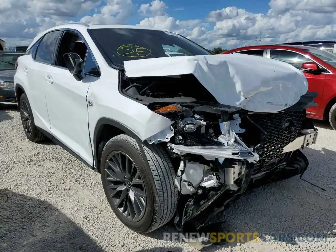 1 Photograph of a damaged car 2T2YZMDA7NC338264 LEXUS RX350 2022