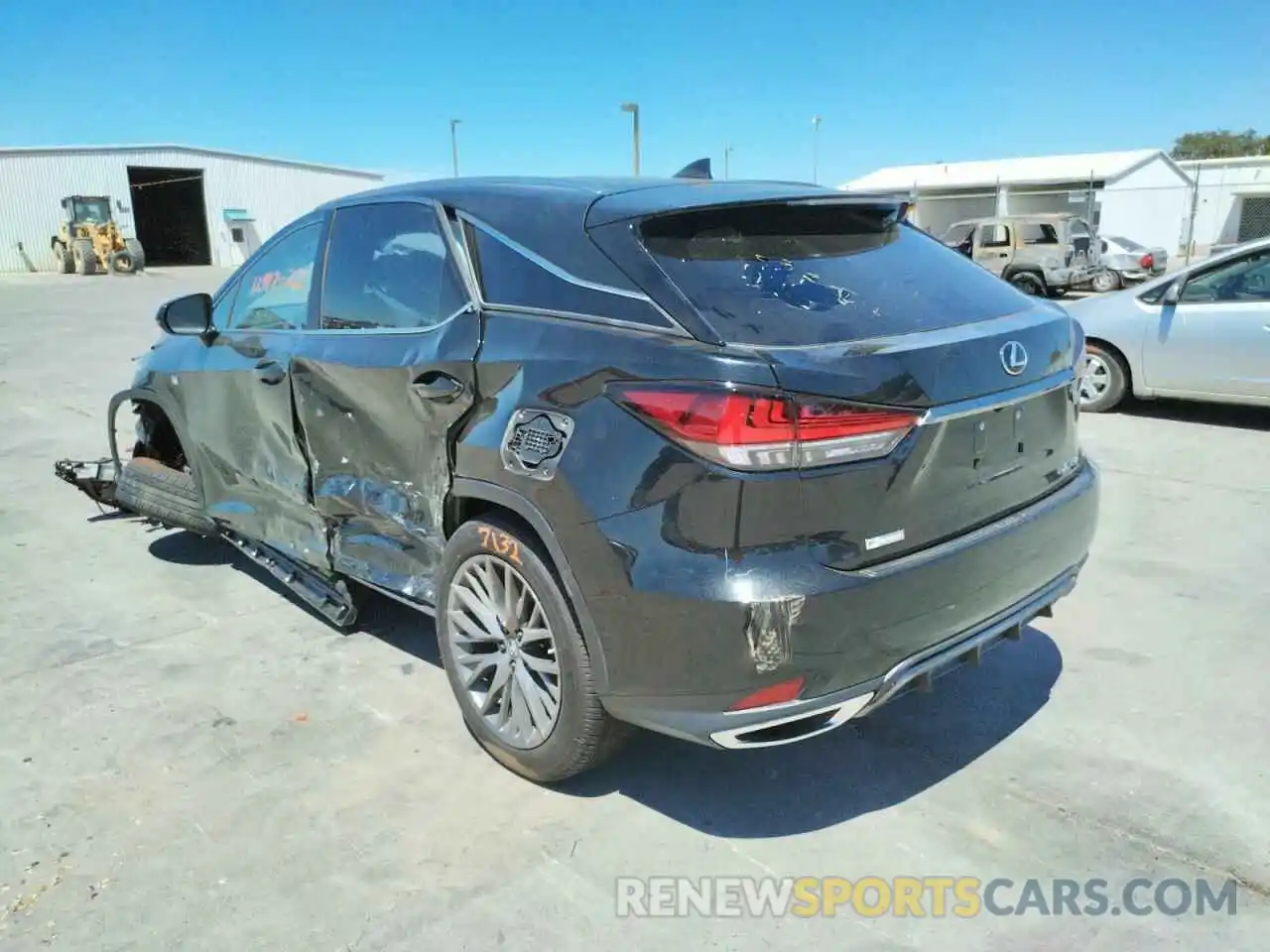 3 Photograph of a damaged car 2T2YZMDA8NC310070 LEXUS RX350 2022