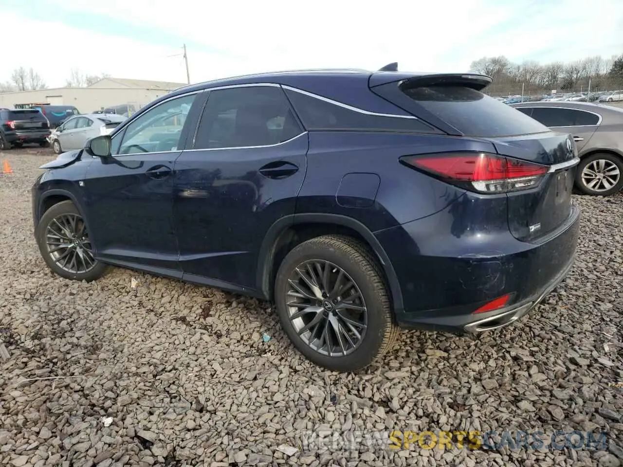 2 Photograph of a damaged car 2T2YZMDA8NC334224 LEXUS RX350 2022