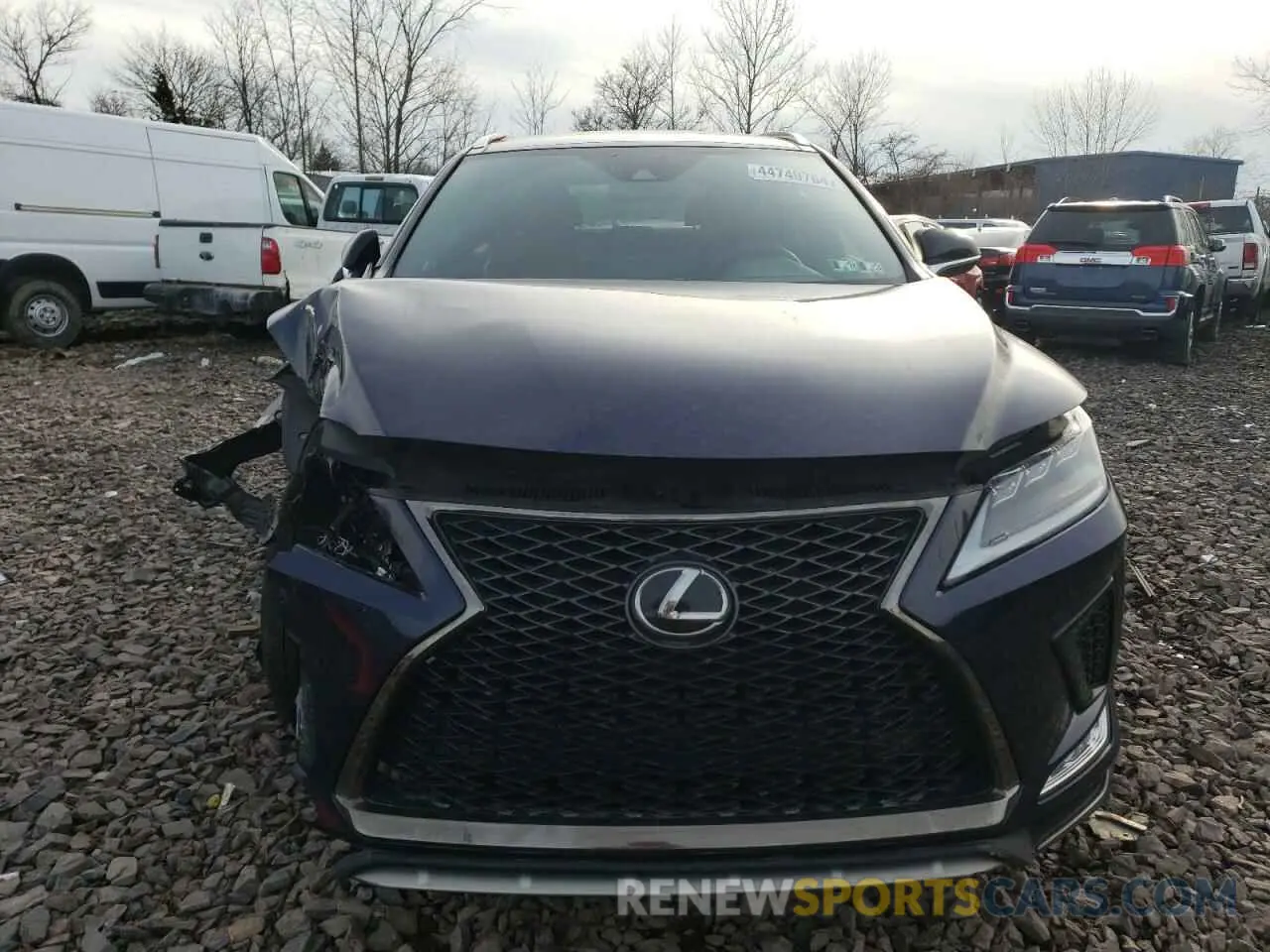 5 Photograph of a damaged car 2T2YZMDA8NC334224 LEXUS RX350 2022