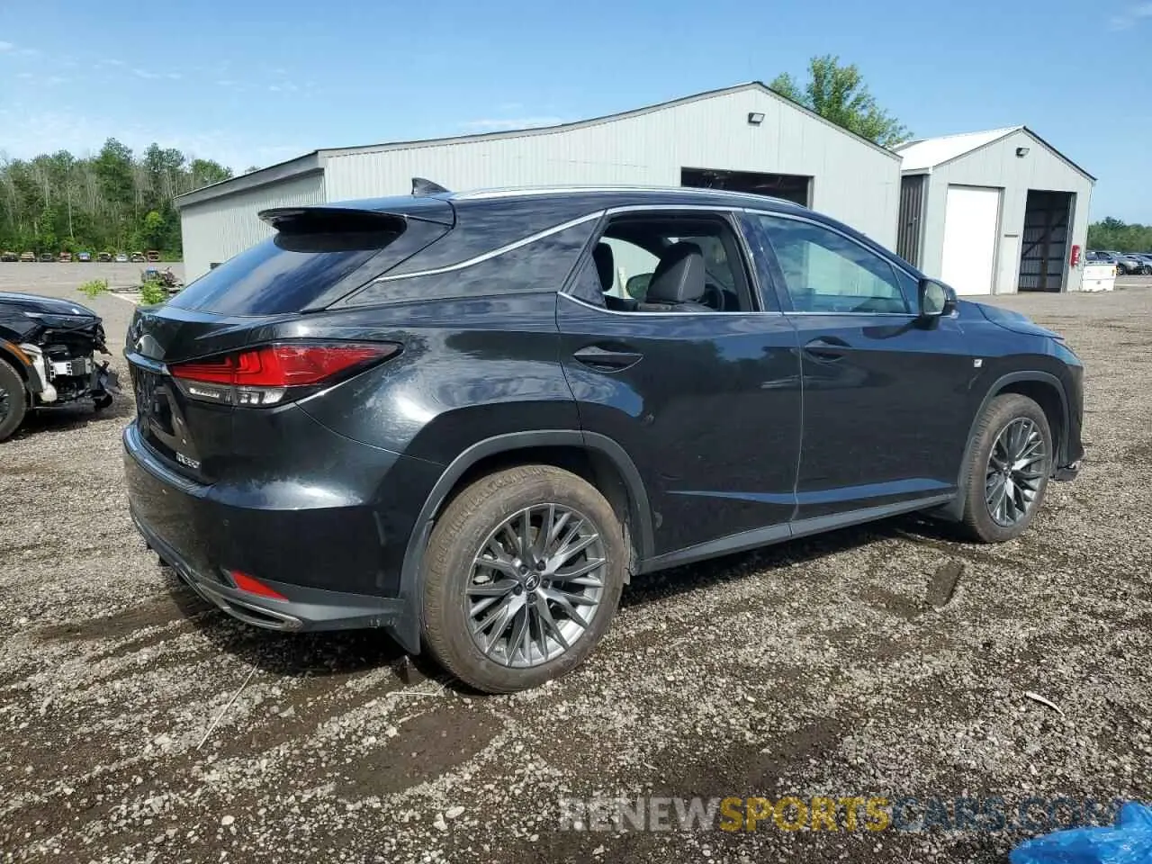 3 Photograph of a damaged car 2T2YZMDA8NC360564 LEXUS RX350 2022