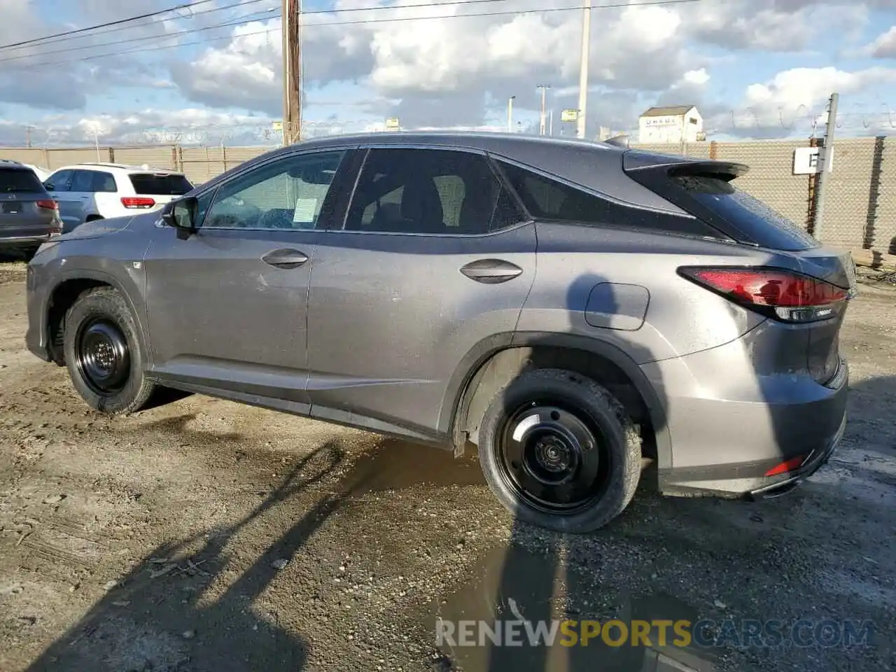 2 Photograph of a damaged car 2T2YZMDA9NC323748 LEXUS RX350 2022