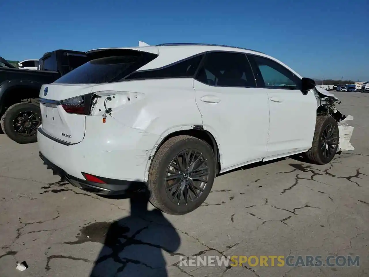 3 Photograph of a damaged car 2T2YZMDAXNC356662 LEXUS RX350 2022