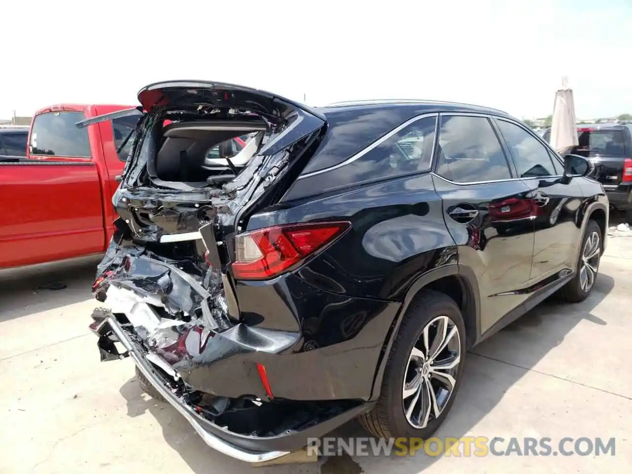 4 Photograph of a damaged car JTJHZKEA0N2024376 LEXUS RX350 2022