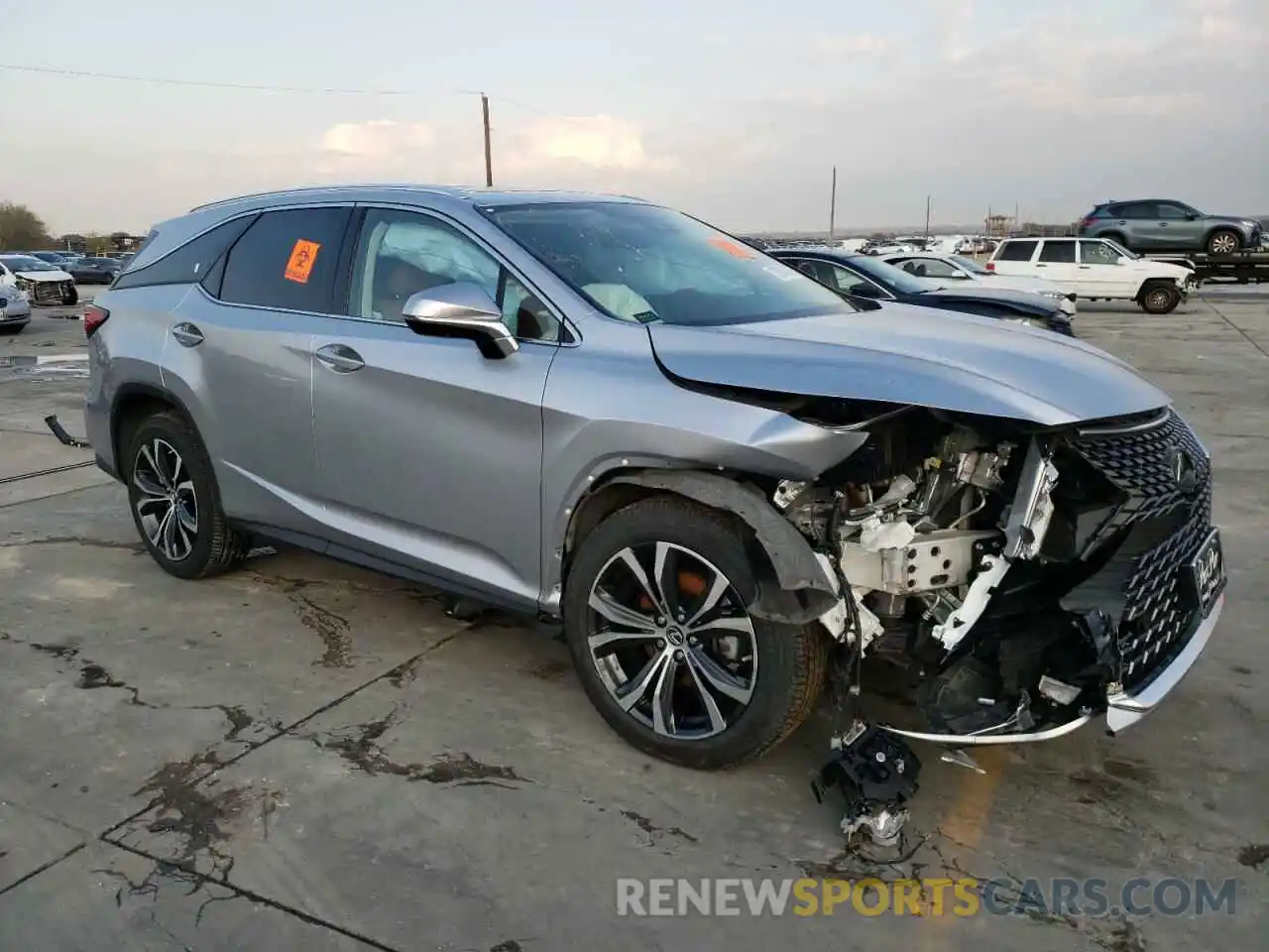 4 Photograph of a damaged car JTJHZKEA3N2023089 LEXUS RX350 2022