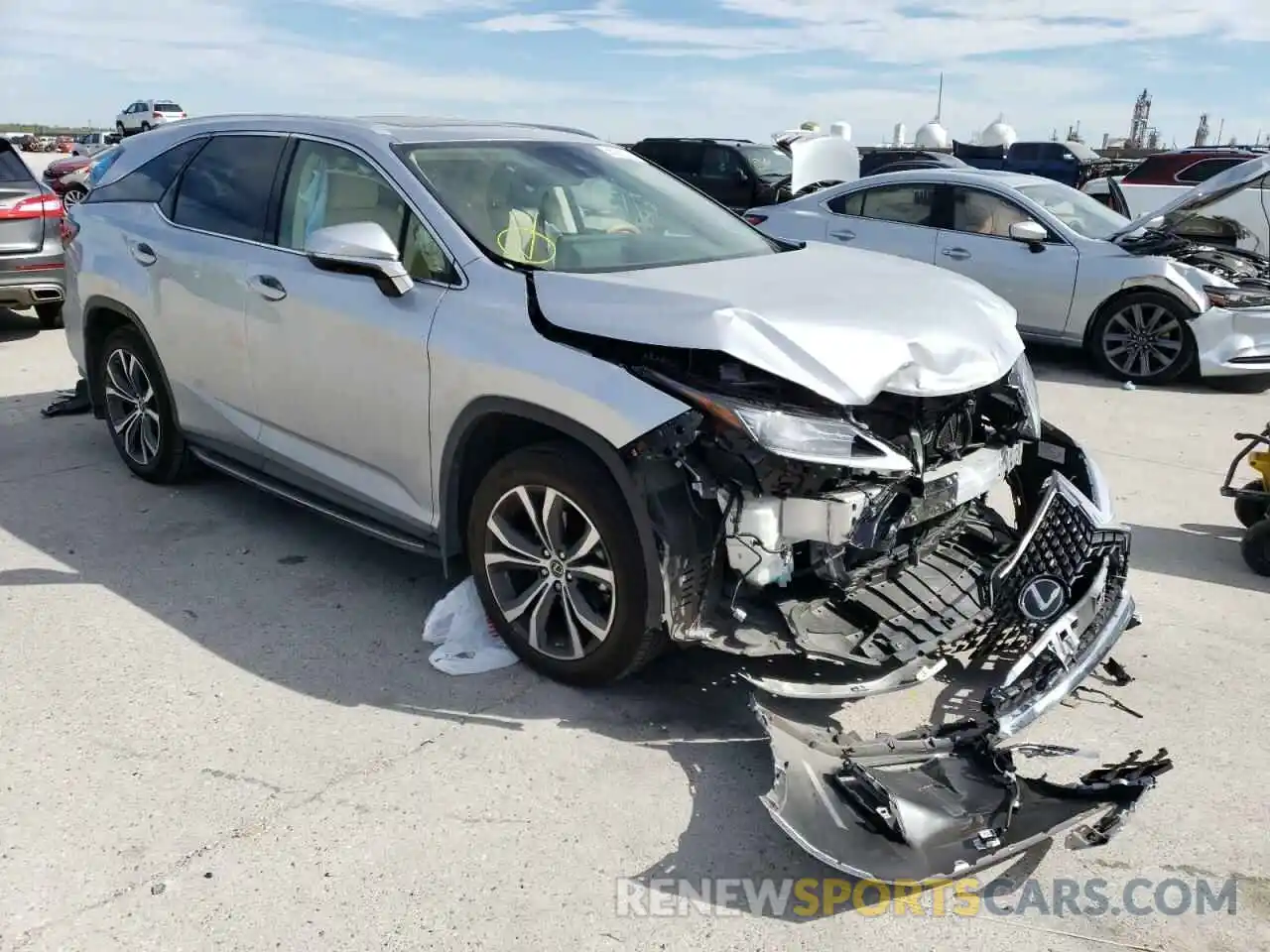 1 Photograph of a damaged car JTJHZKEA4N2024638 LEXUS RX350 2022