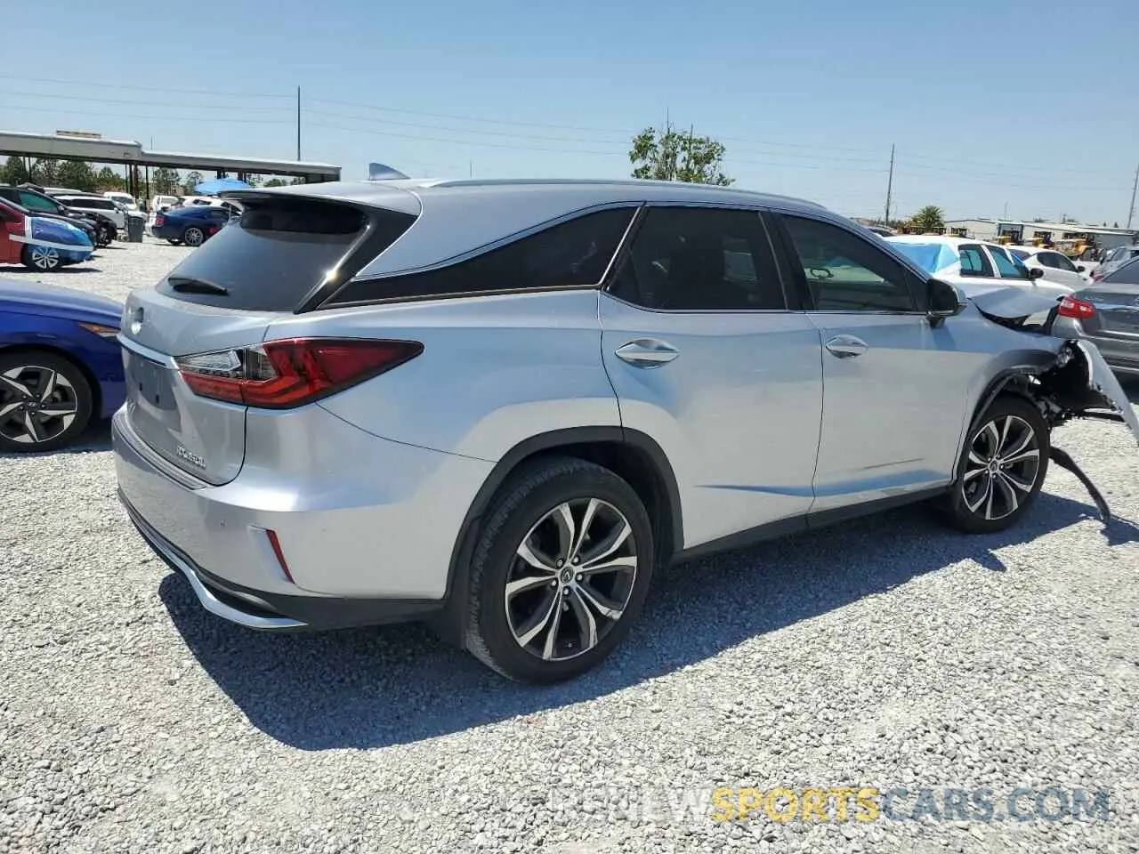 3 Photograph of a damaged car JTJHZKEA8N2023668 LEXUS RX350 2022