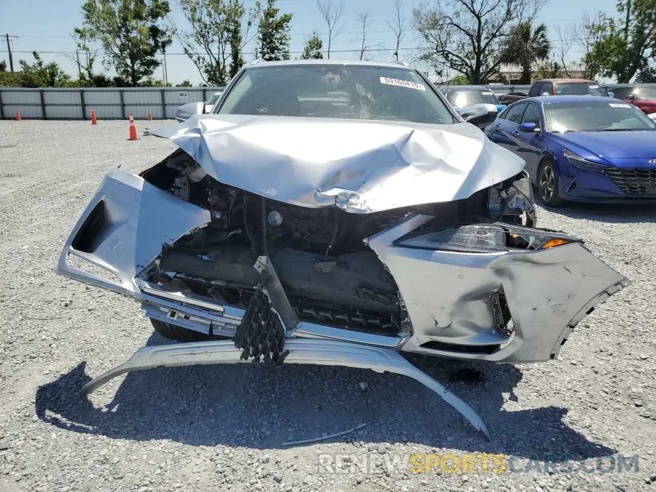 5 Photograph of a damaged car JTJHZKEA8N2023668 LEXUS RX350 2022
