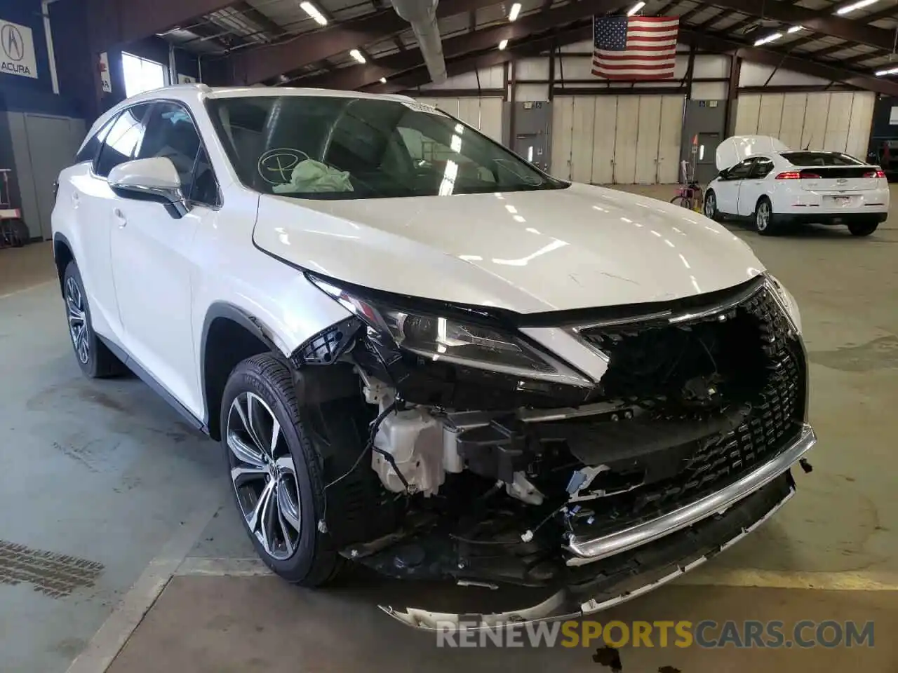 1 Photograph of a damaged car JTJHZKFA3N2036066 LEXUS RX350 2022