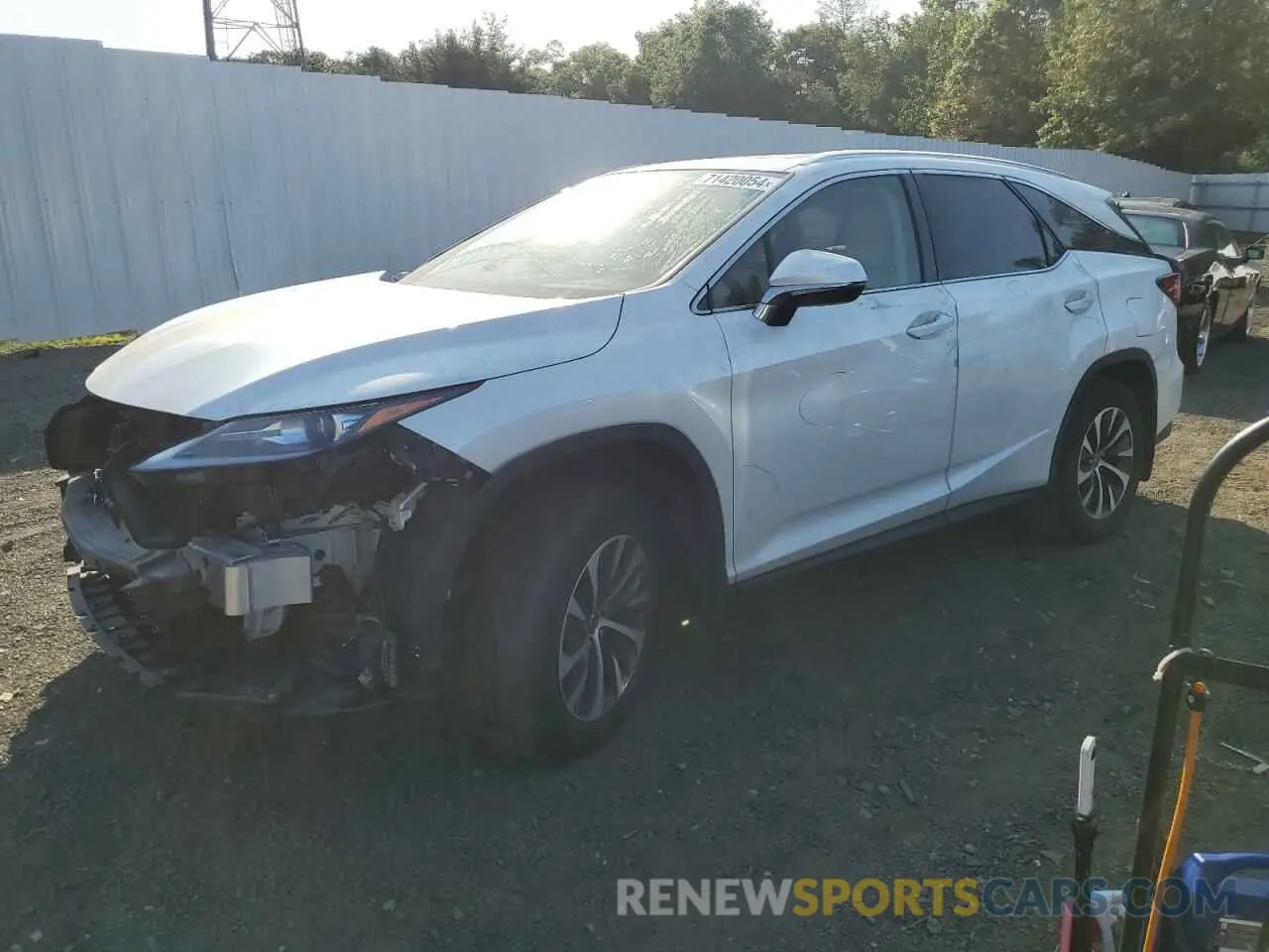 1 Photograph of a damaged car JTJHZKFA4N2039526 LEXUS RX350 2022