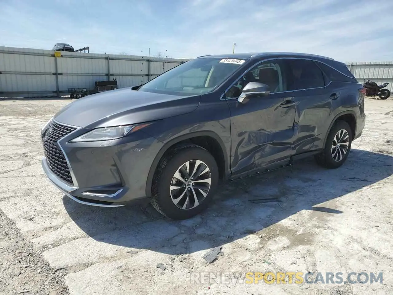 1 Photograph of a damaged car JTJHZKFA5N2035372 LEXUS RX350 2022