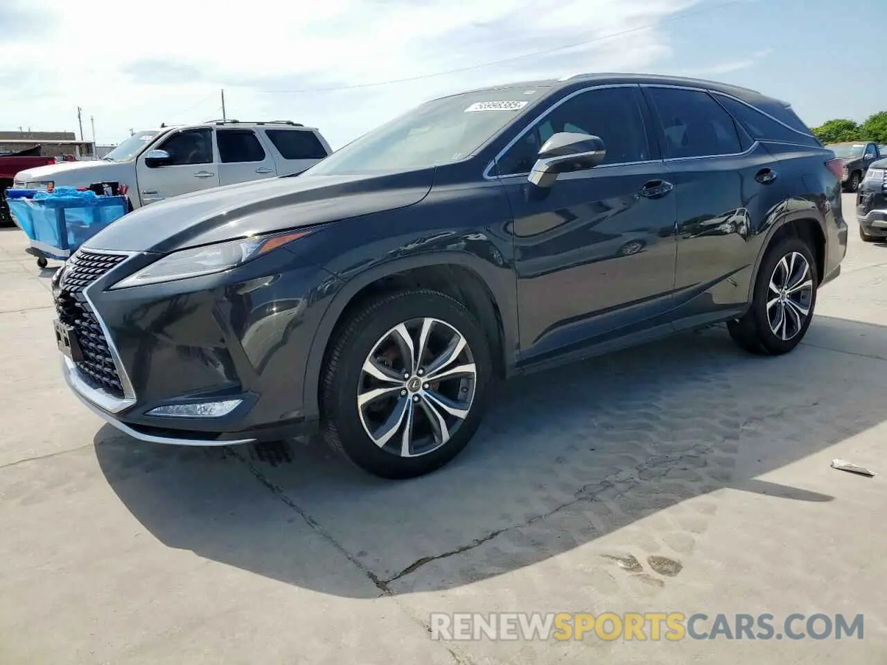 1 Photograph of a damaged car JTJHZKFA5N2036487 LEXUS RX350 2022