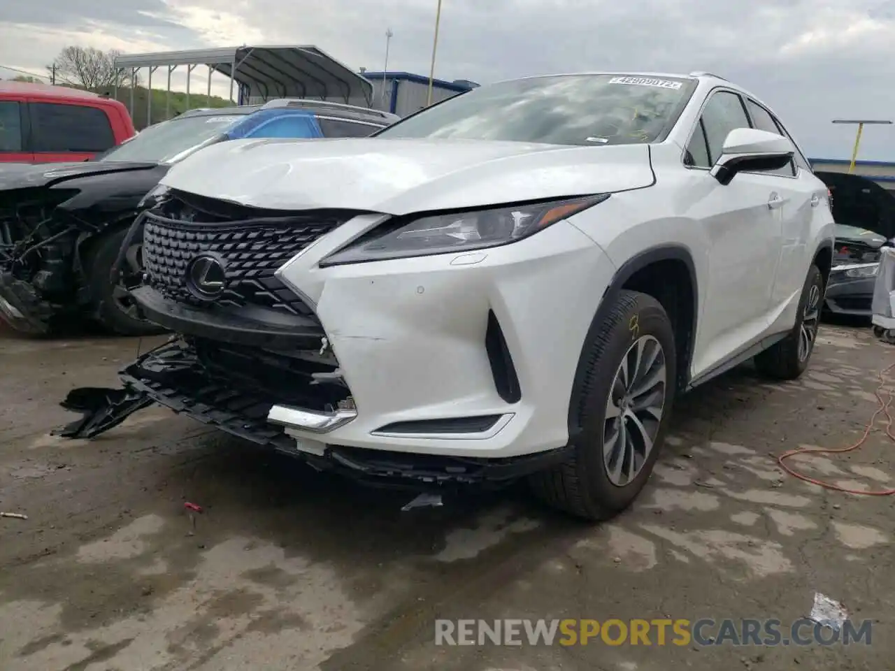 2 Photograph of a damaged car JTJHZKFA8N2036273 LEXUS RX350 2022