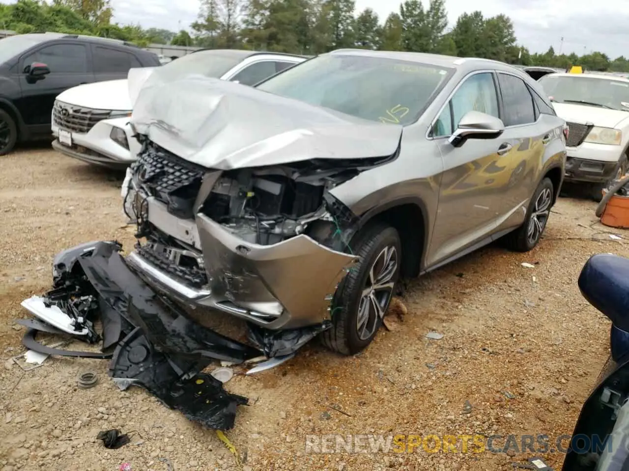 2 Photograph of a damaged car JTJHZMDA1N2058839 LEXUS RX350 2022
