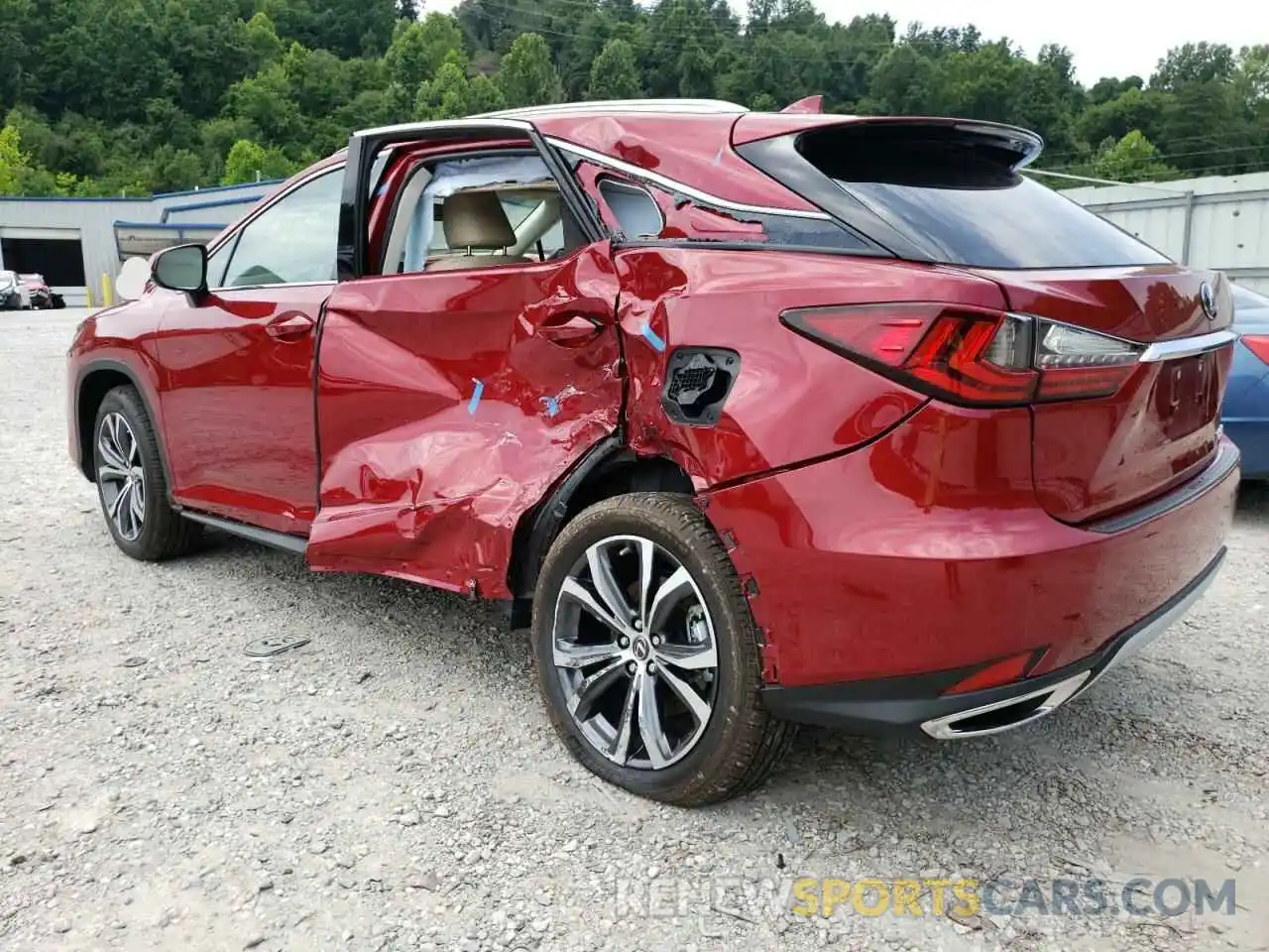 3 Photograph of a damaged car JTJHZMDA6N2057816 LEXUS RX350 2022