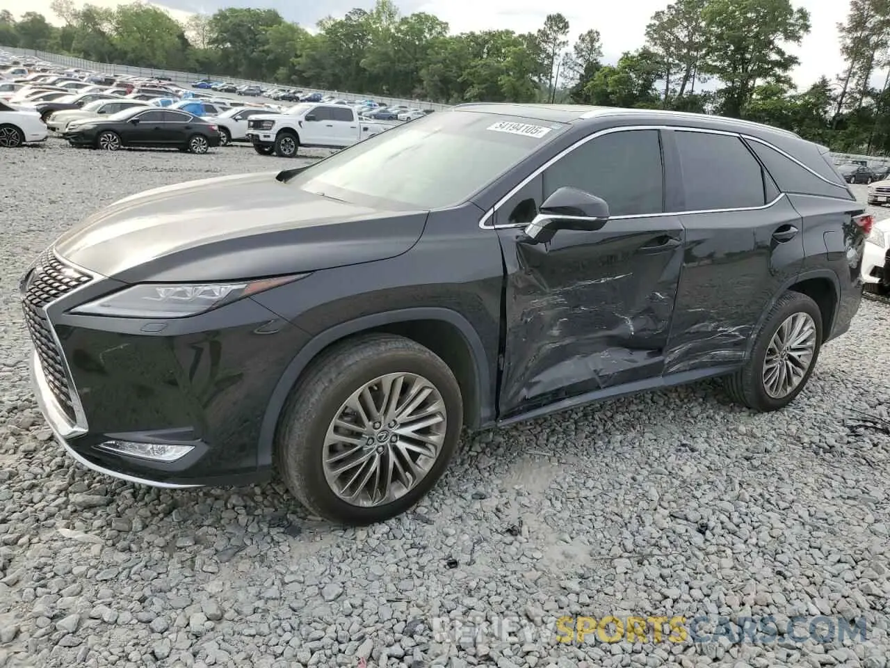 1 Photograph of a damaged car JTJJZKEA1N2024291 LEXUS RX350 2022