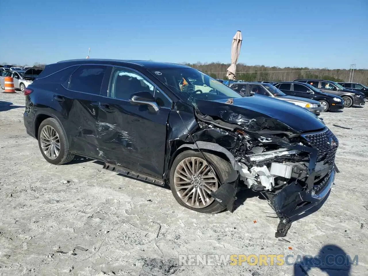 4 Photograph of a damaged car JTJJZKEA2N2025840 LEXUS RX350 2022