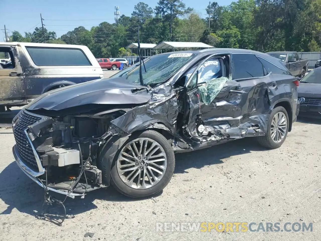 1 Photograph of a damaged car JTJJZKEA8N2027530 LEXUS RX350 2022