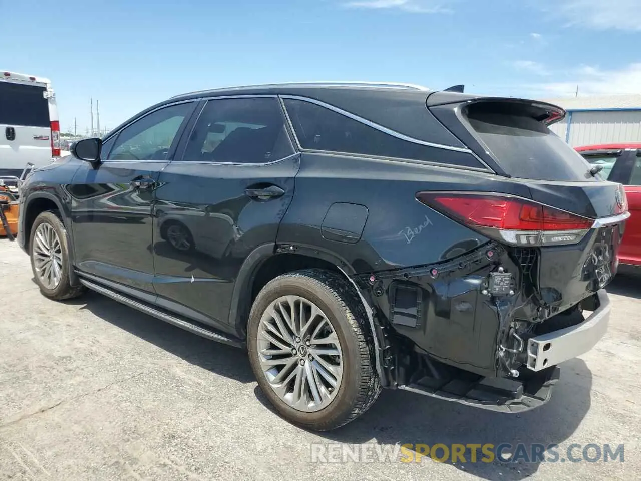 2 Photograph of a damaged car JTJJZKFA7N2043099 LEXUS RX350 2022