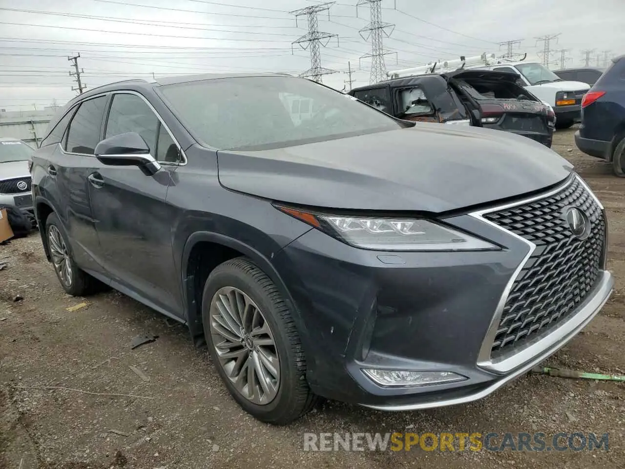 4 Photograph of a damaged car JTJJZKFA8N2034783 LEXUS RX350 2022