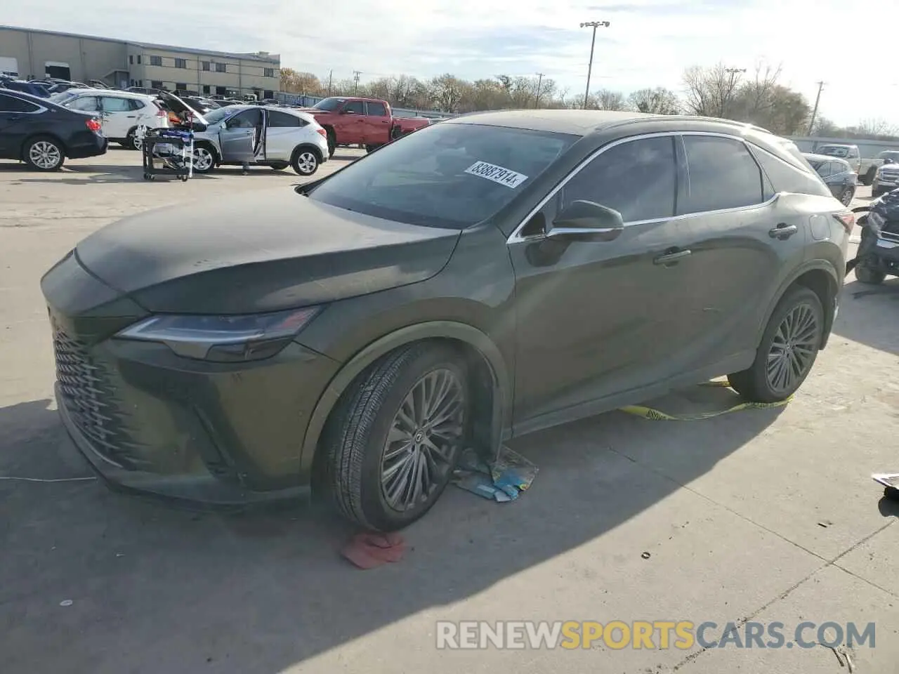 1 Photograph of a damaged car 2T2BAMBA0PC010199 LEXUS RX350 2023