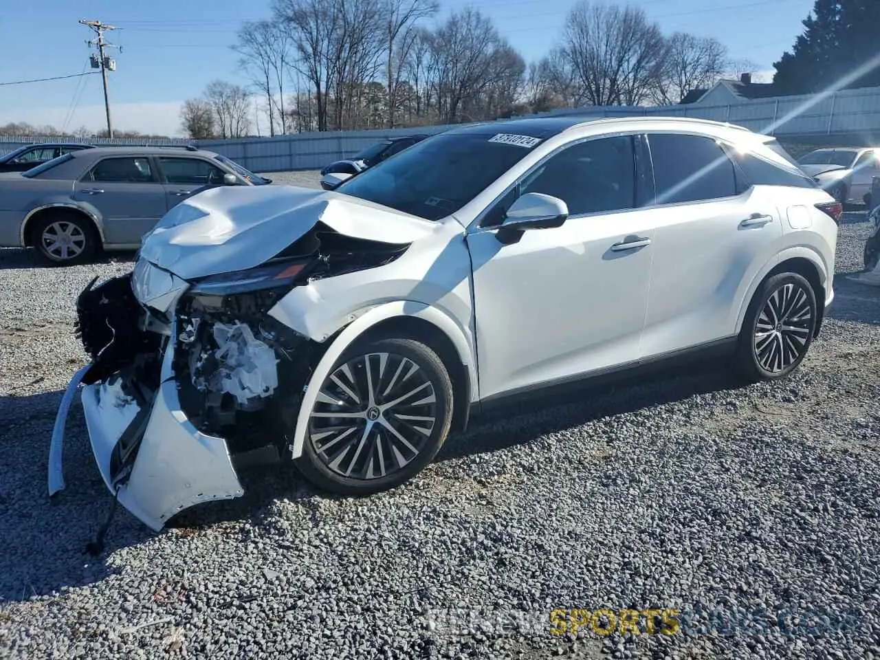 1 Photograph of a damaged car 2T2BAMBA2PC019597 LEXUS RX350 2023