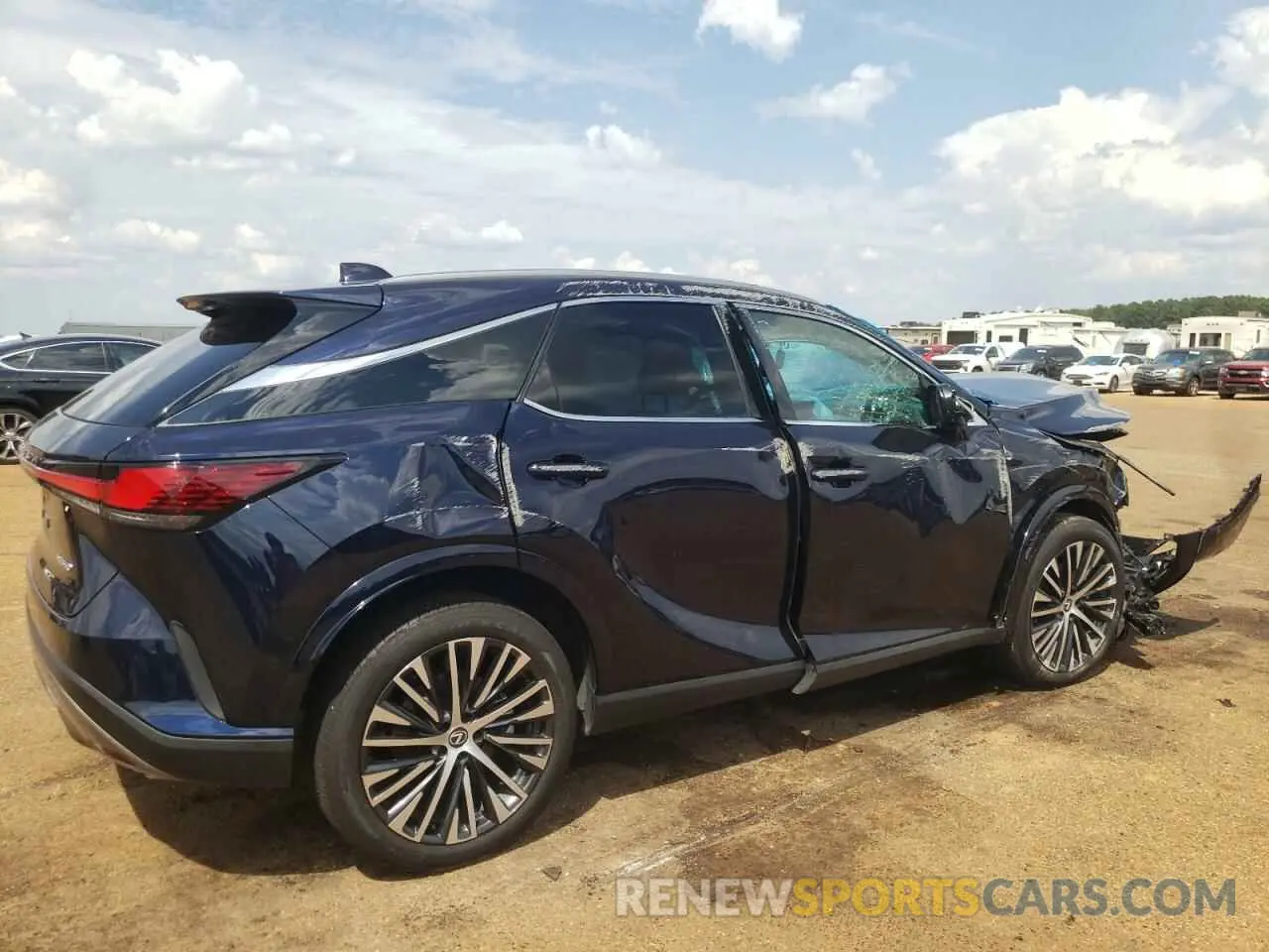 3 Photograph of a damaged car 2T2BAMBA3PC016322 LEXUS RX350 2023