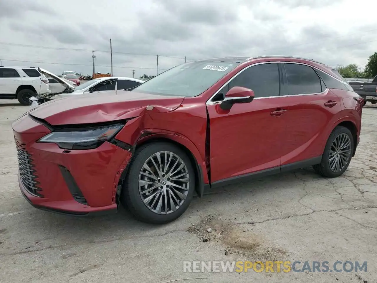 1 Photograph of a damaged car 2T2BAMBA3PC017342 LEXUS RX350 2023