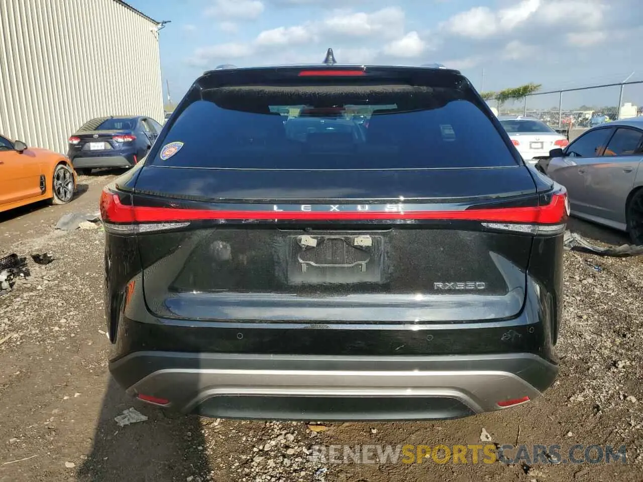 6 Photograph of a damaged car 2T2BAMBA6PC013494 LEXUS RX350 2023