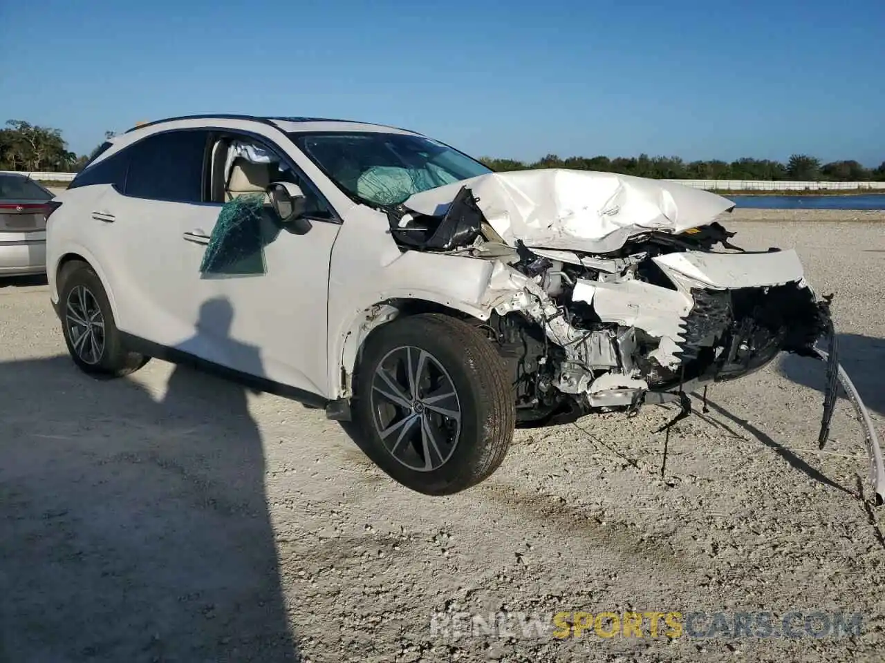 4 Photograph of a damaged car 2T2BAMBA7PC017506 LEXUS RX350 2023