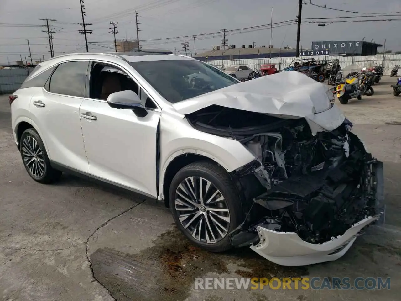 4 Photograph of a damaged car 2T2BAMBA8PC013951 LEXUS RX350 2023