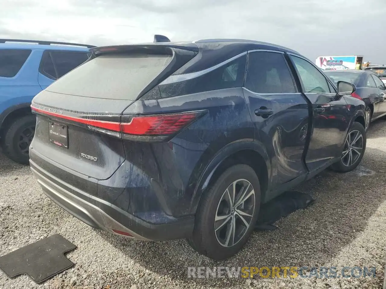 3 Photograph of a damaged car 2T2BAMBA8PC016199 LEXUS RX350 2023