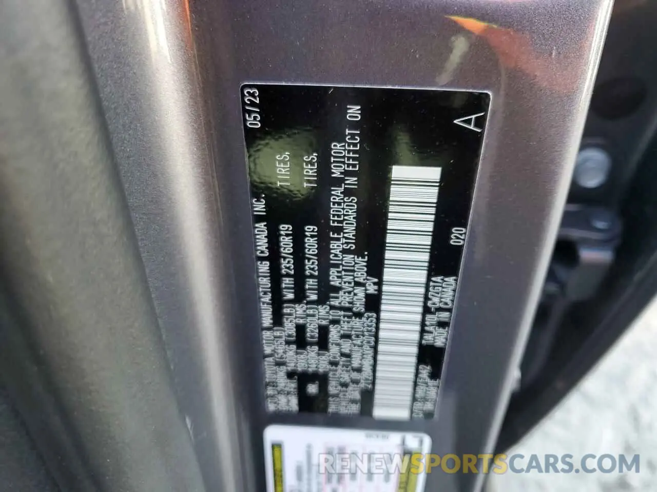 14 Photograph of a damaged car 2T2BAMBAXPC013353 LEXUS RX350 2023