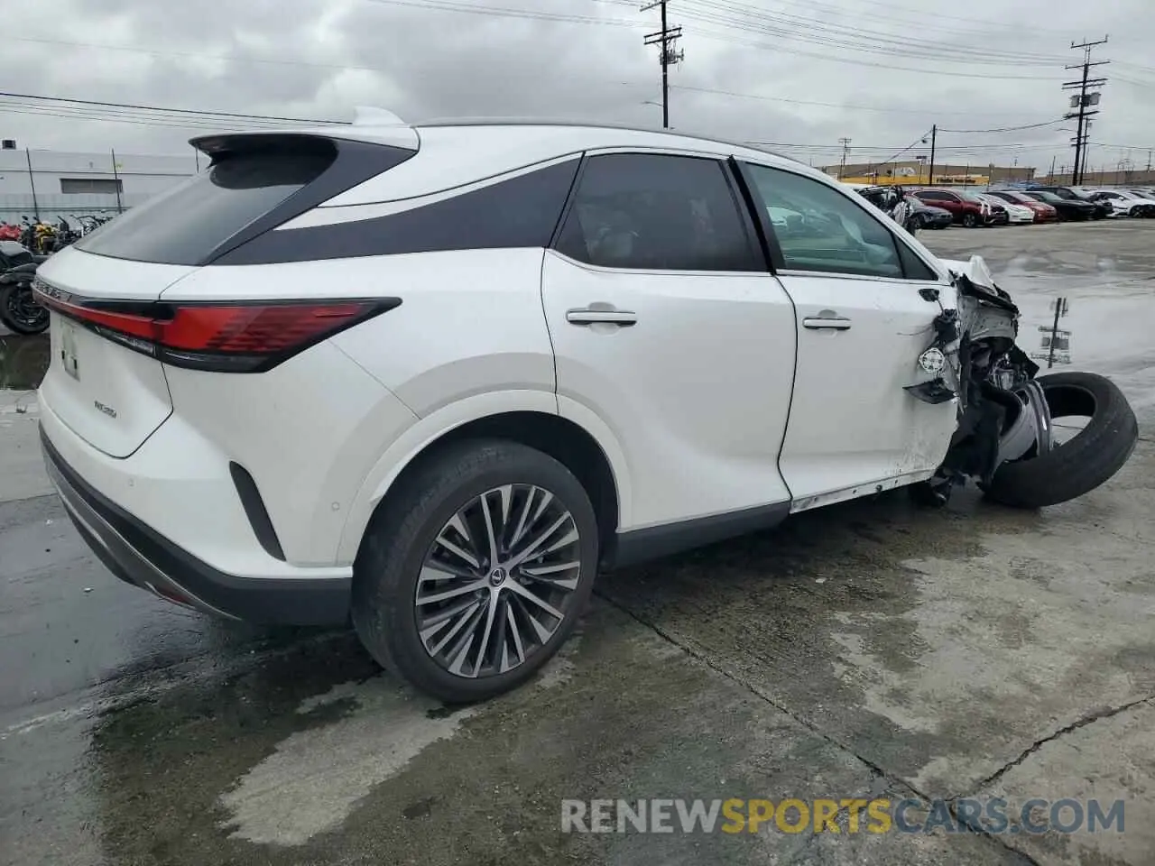 3 Photograph of a damaged car 2T2BAMBAXPC014521 LEXUS RX350 2023