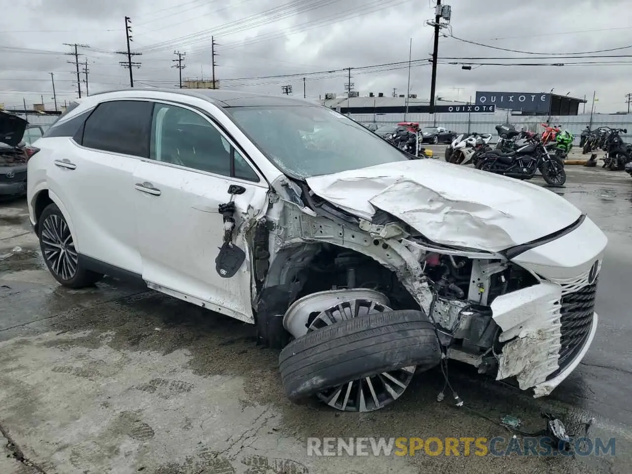 4 Photograph of a damaged car 2T2BAMBAXPC014521 LEXUS RX350 2023